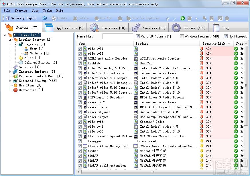 AnVir Task Manager Free,AnVir Task Manager下载,任务管理程序