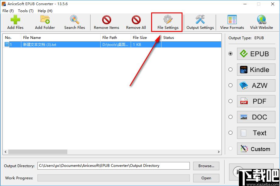 AniceSoft EPUB Converter下载,文档转换,EPUB转换,格式转换