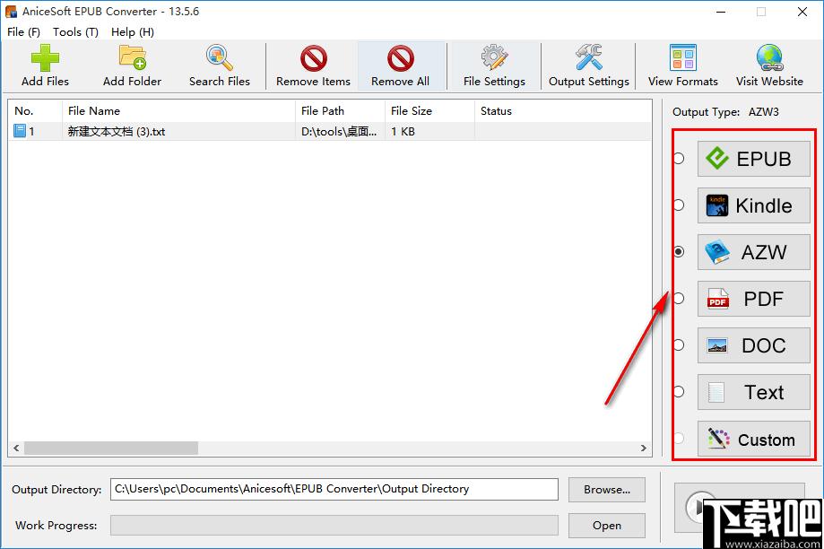 AniceSoft EPUB Converter下载,文档转换,EPUB转换,格式转换