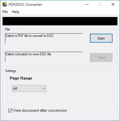 PDF2DOC Converter,PDF转DOC,文件转换,转换器