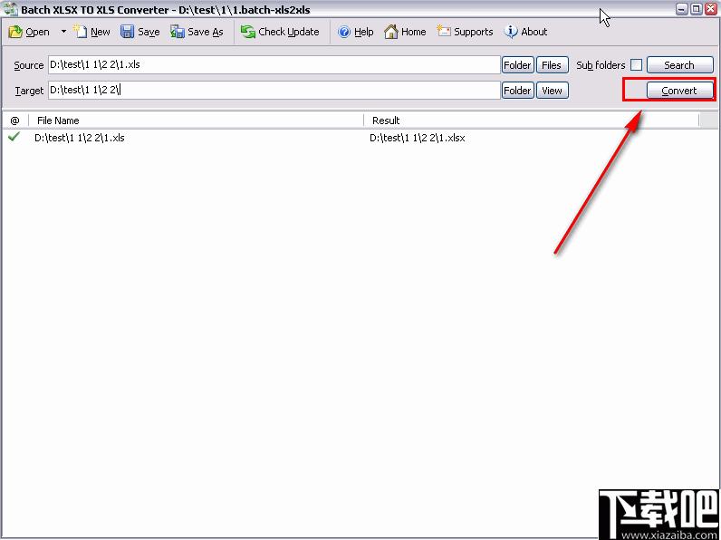 Batch XLS and XLSX Converter下载,文档转换,Excel转换