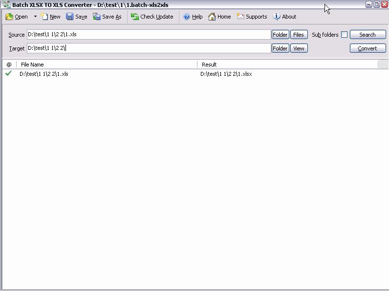 Batch XLS and XLSX Converter下载,文档转换,Excel转换