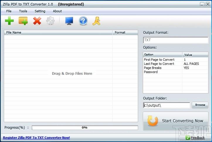Zilla PDF to TXT Converter,PDF转TXT,文件转换,转换器