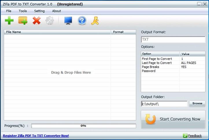 Zilla PDF to TXT Converter,PDF转TXT,文件转换,转换器